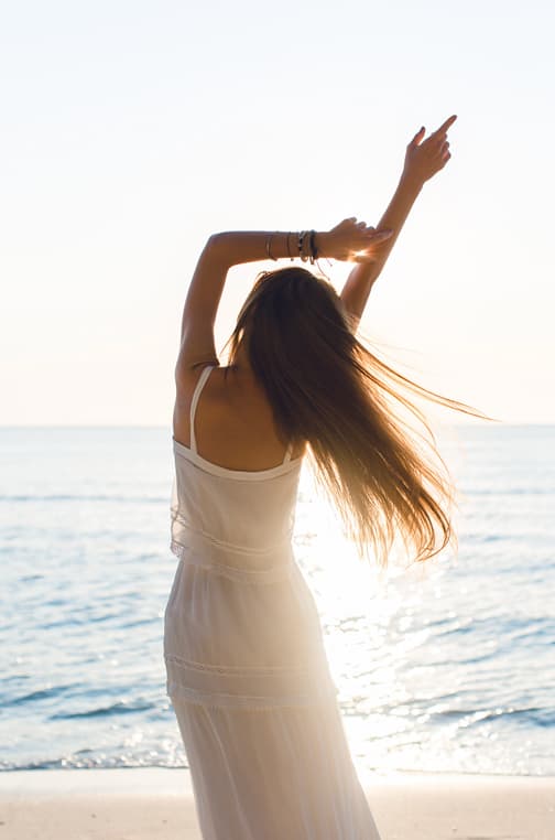 People enjoying a sunny day